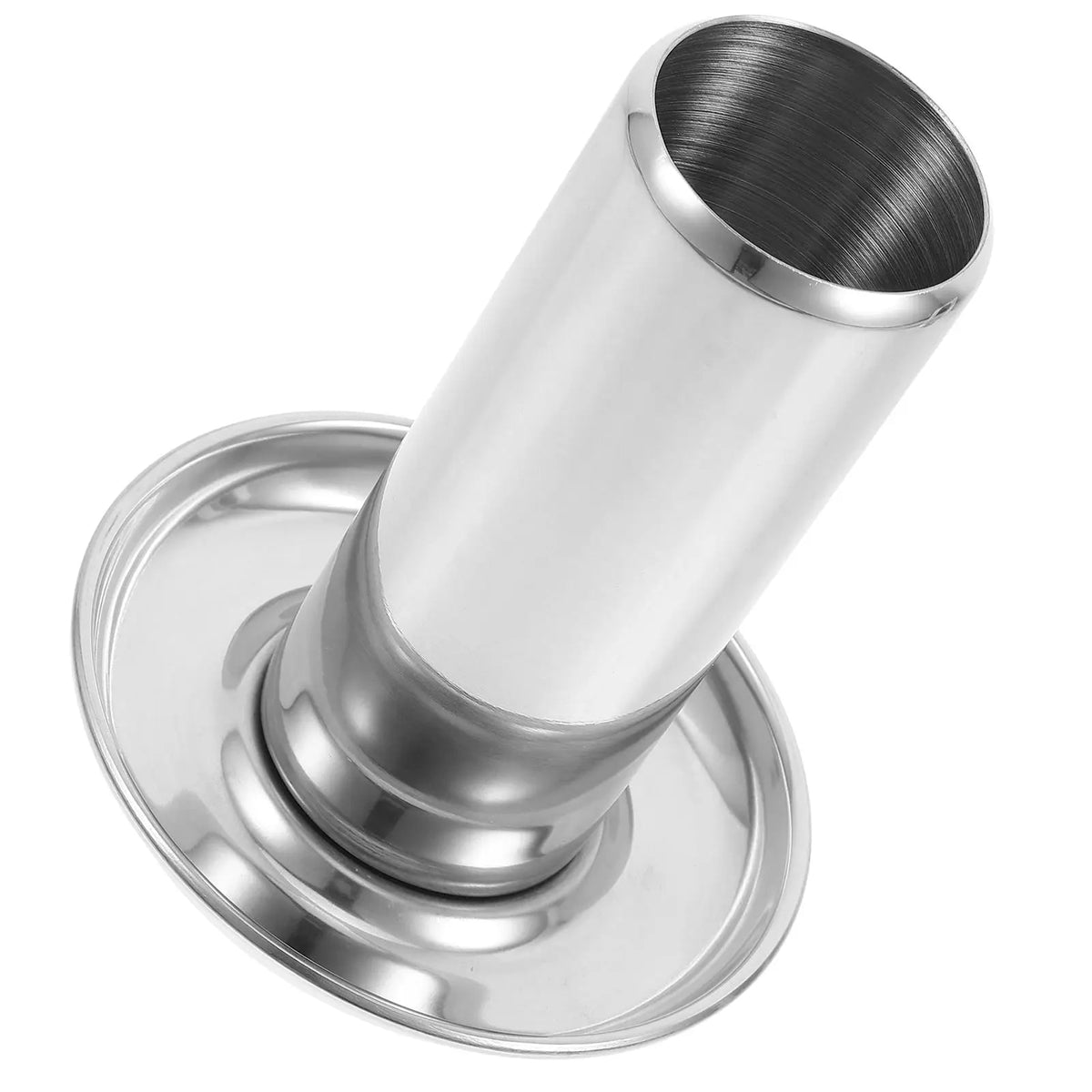 Stainless Steel Beer Can Chicken Roaster Holder with Drip Tray, Silver
