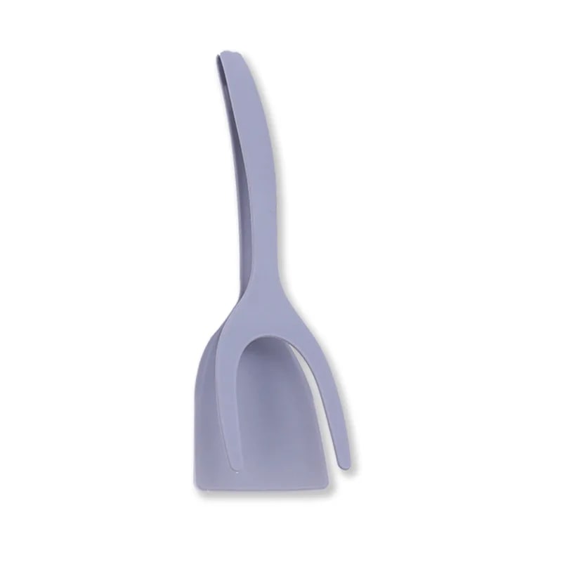 2-in-1 Plastic Egg Flipper Spatula with Grip and Flip Design