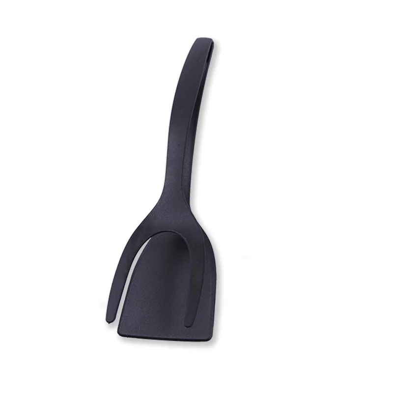 2-in-1 Plastic Egg Flipper Spatula with Grip and Flip Design