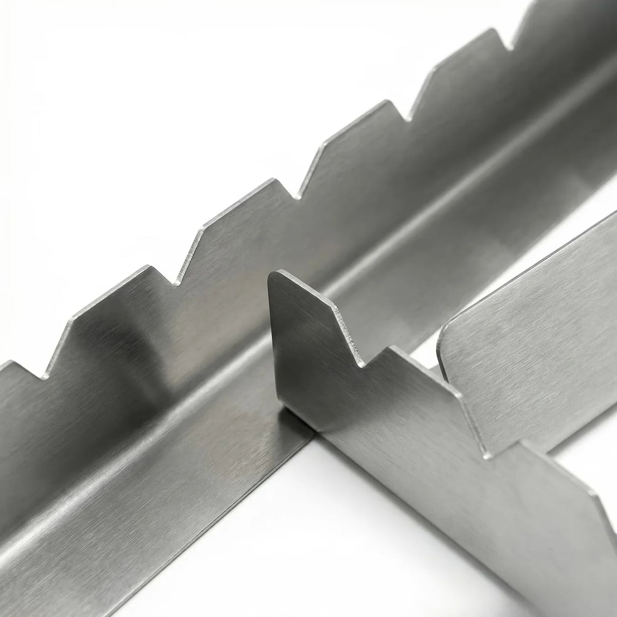 Stainless Steel BBQ Skewer Holder Rack Pair, 30cm, 3cm Thick
