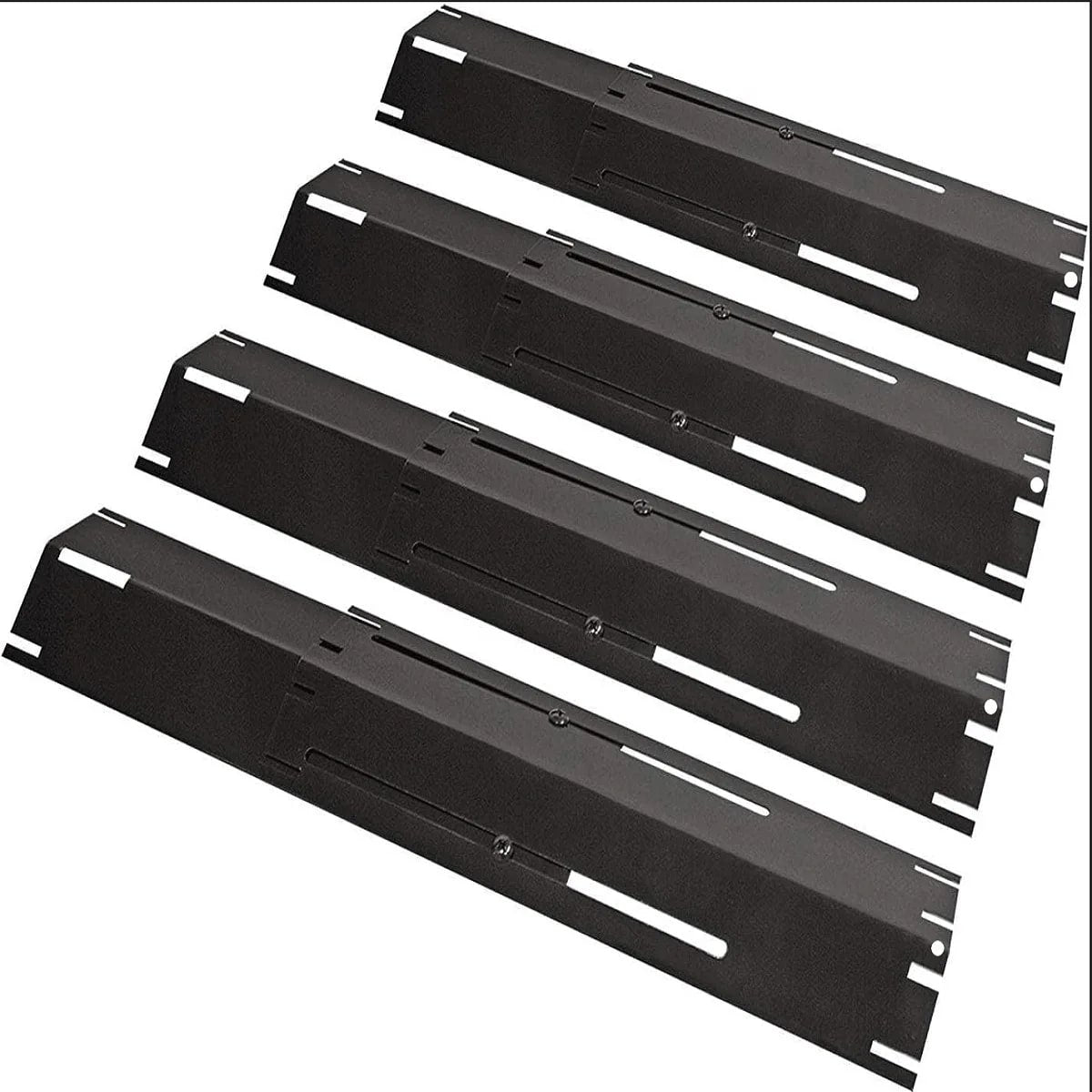 Adjustable BBQ Burner Shield Heat Tent Replacement Stainless Steel Enamel Plate for Gas Grills