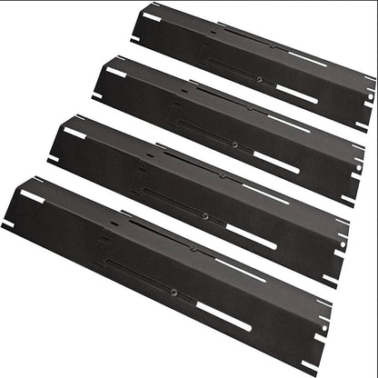 Adjustable BBQ Burner Shield Heat Tent Replacement Stainless Steel Enamel Plate for Gas Grills