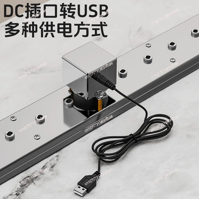 Automatic BBQ Rotisserie Stand for Skewers, 50-100cm Options, 5V USB Power