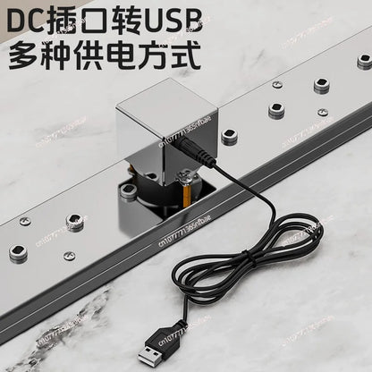 Automatic BBQ Rotisserie Stand for Skewers, 50-100cm Options, 5V USB Power