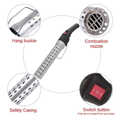 Electric Charcoal Lighter 2000W 600°C BBQ Fire Starter