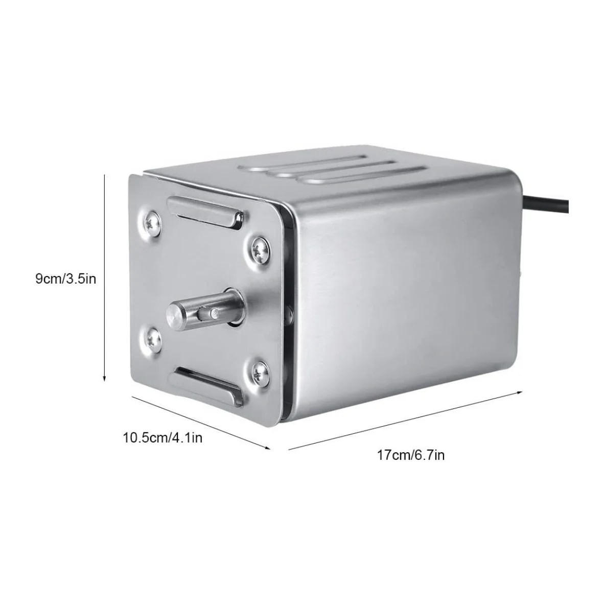 220V 15W Electric BBQ Rotisserie Motor, 30-50kgF Rated Load, EU Plug