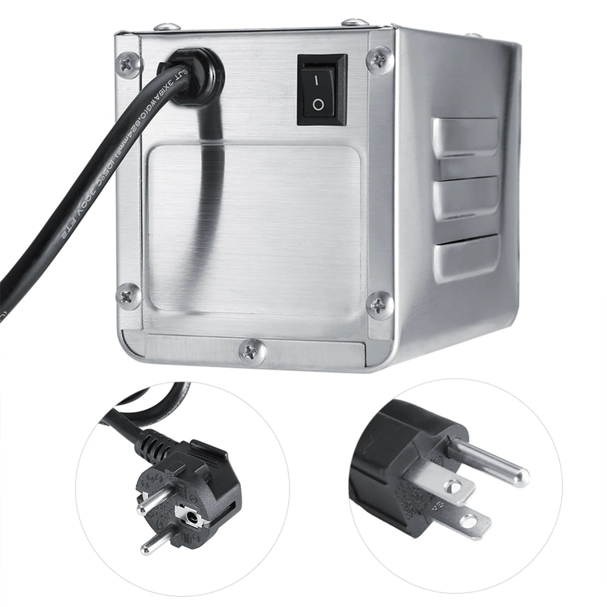TOPINCN Stainless Steel Electric BBQ Rotisserie Motor, 15W, 50-70kgF Torque