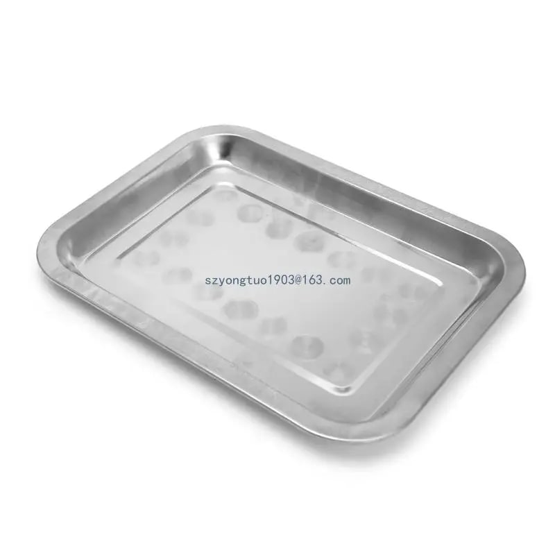 Stainless Steel BBQ Food Tray for Grilled Fish, 5 Sizes