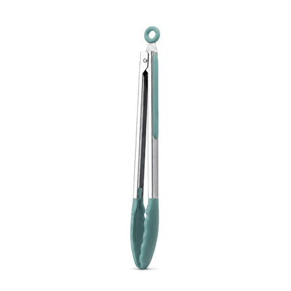 Stainless Steel Kitchen Tongs with Silicone Tips, 7, 9 or 12 Inch BBQ Tongs, 3-Piece Set