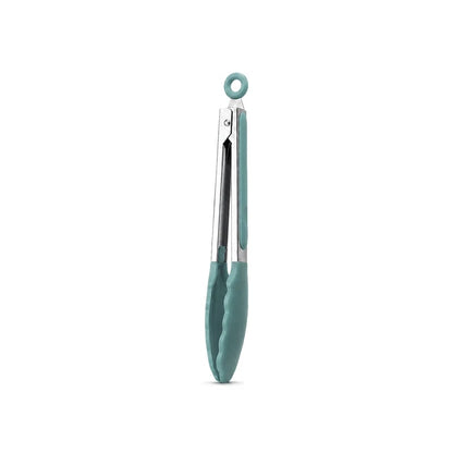 Stainless Steel Kitchen Tongs with Silicone Tips, 7, 9 or 12 Inch BBQ Tongs, 3-Piece Set