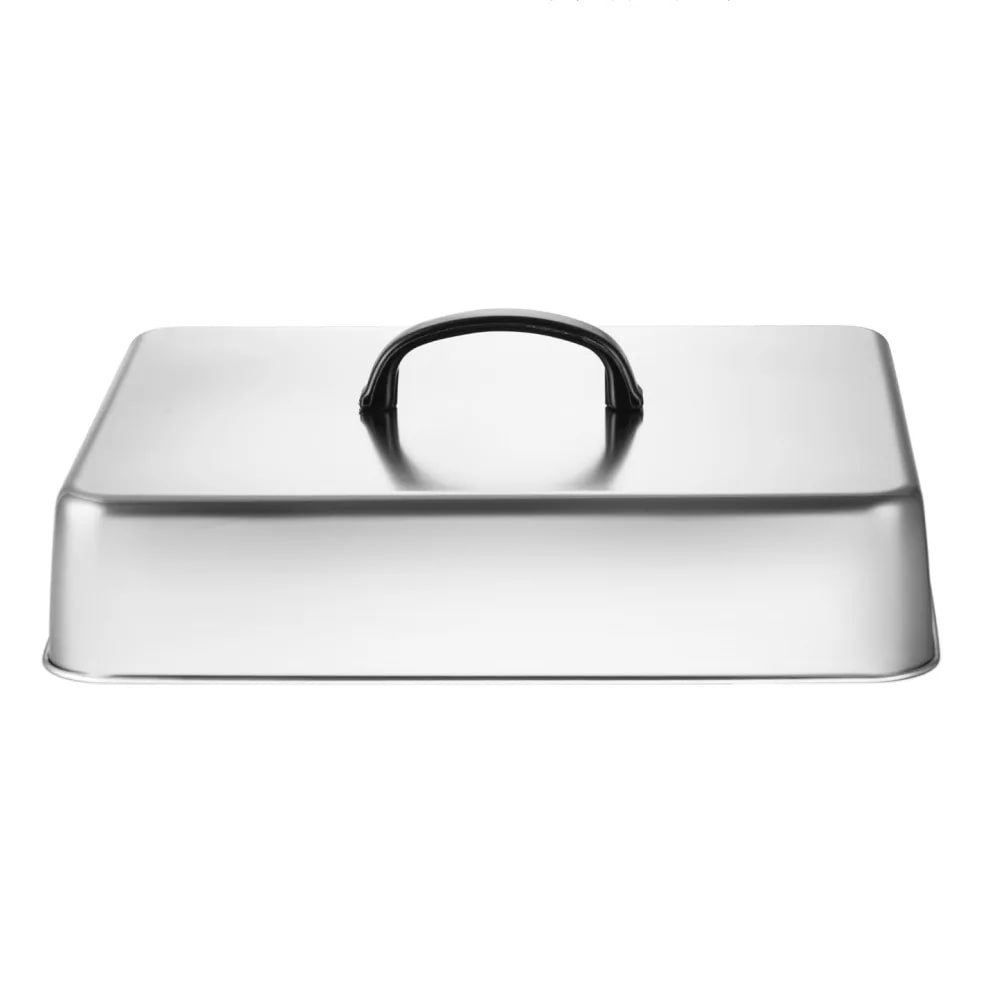 304 Stainless Steel Square Basting Cover for Griddle, Burger and Steak
