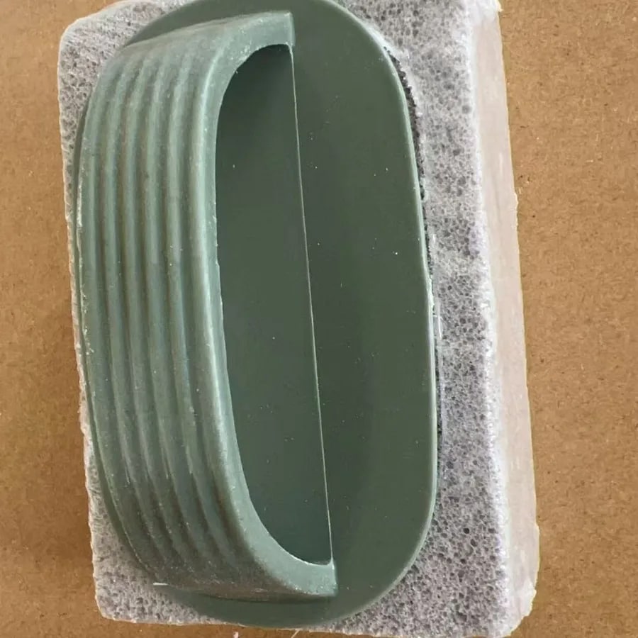 BBQ Cleaning Brick with Handle for Grills, Pans and Grates, Reusable, 200g