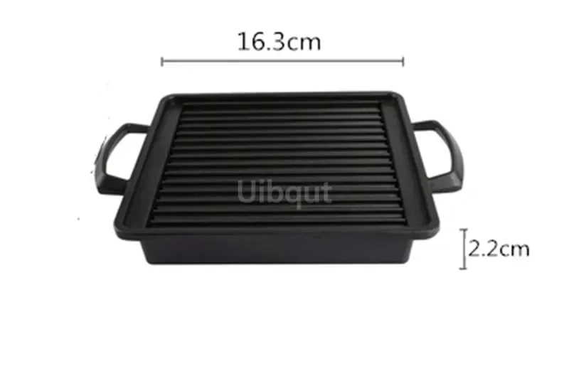 Portable Japanese/Korean Charcoal BBQ Grill, Aluminium Alloy, Uibqut B78134 - 7