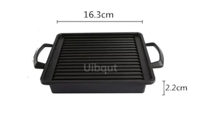 Portable Japanese/Korean Charcoal BBQ Grill, Aluminium Alloy, Uibqut B78134 - 7