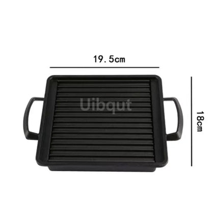 Portable Japanese/Korean Charcoal BBQ Grill, Aluminium Alloy, Uibqut B78134 - 8