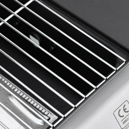 Outsunny 2-Burner LPG Gas BBQ Grill, 5.6kW, Black, Model 846-063